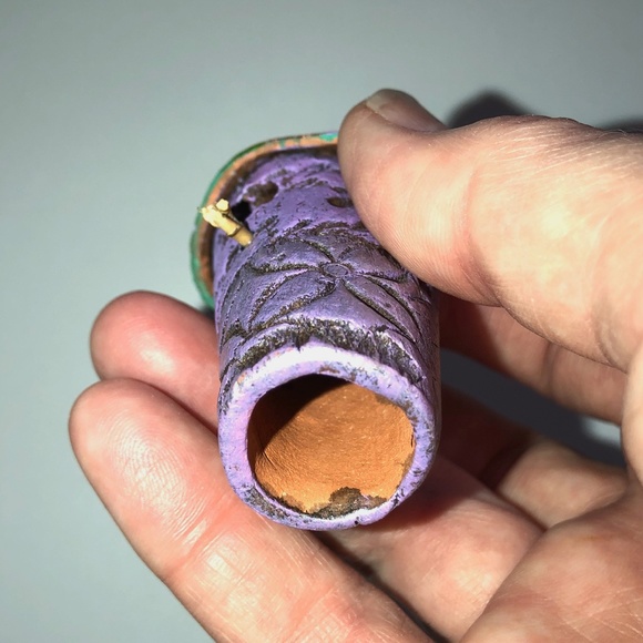 HANDMADE OWL ORNAMENT Bird Feeder Nest Handmade Modeling Clay Fimo Garden Decor - Picture 9 of 9